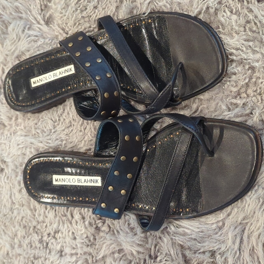 Manolo Blahnik Sandals, 38.5
